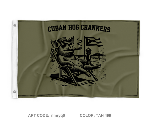 Cuban Hog Wall Flag - nmryq6