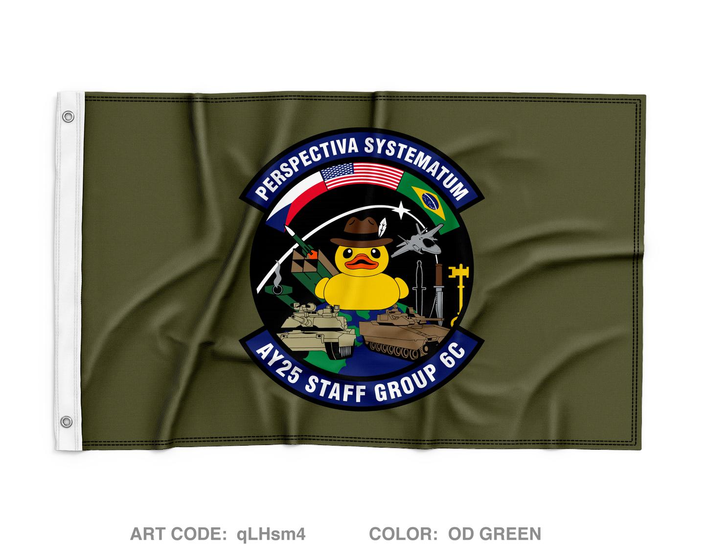CGSOC AY25 Staff Group 6C Wall Flag - qLHsm4