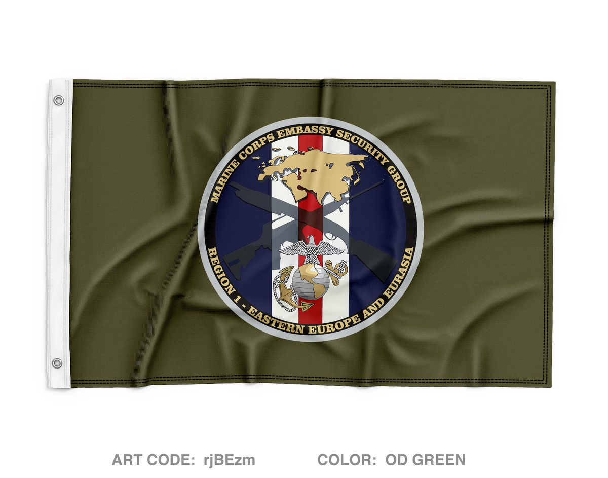 marine corps embassy security group logo gallery 1 —... Marine Corps Embassy Security Group, Region 1 HQ Wall Flag - rjBEzm ...
