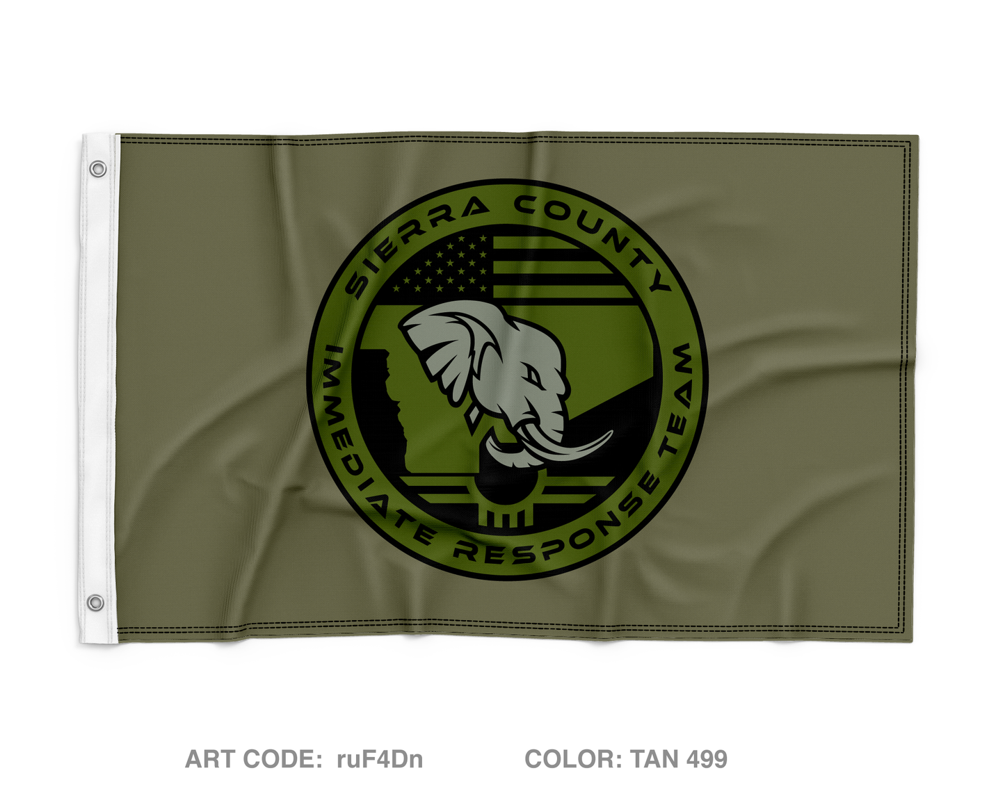 Sierra County IRT Wall Flag - ruF4Dn