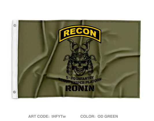 5-20 INFANTRY SCOUT/SNIPER PLATOON Store 1 WALL FLAG - tHFYTw