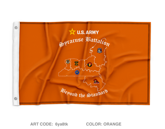 Syracuse Recruiting Battalion Wall Flag - 6ya8tk