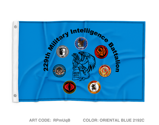 229th Military Intelligence Battalion Wall Flag - RPmUqB