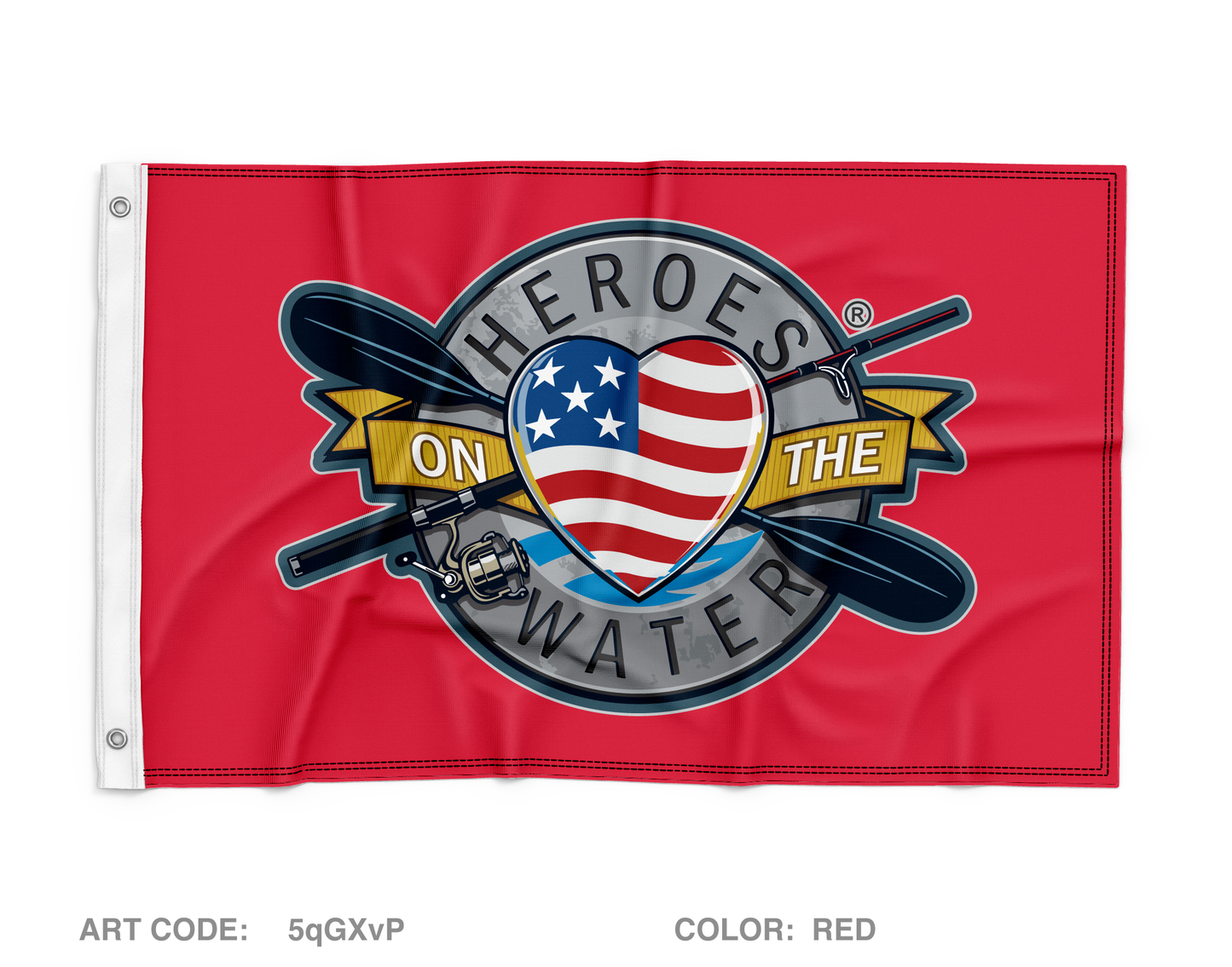 Heroes on the Water National Wall Flag
