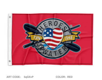 Heroes on the Water National Wall Flag