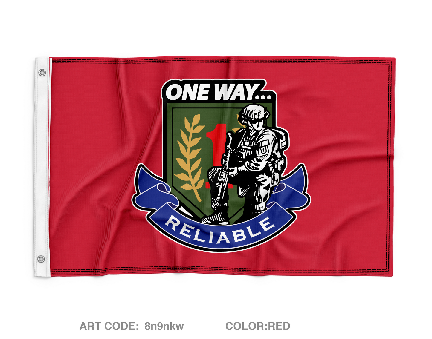 511th Quartermaster Company Wall Flag - 8n9nkw