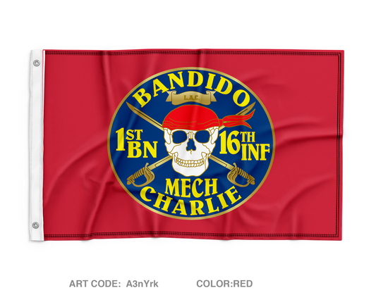 Bandido Charlie Store 1 Wall Flag - A3nYrk