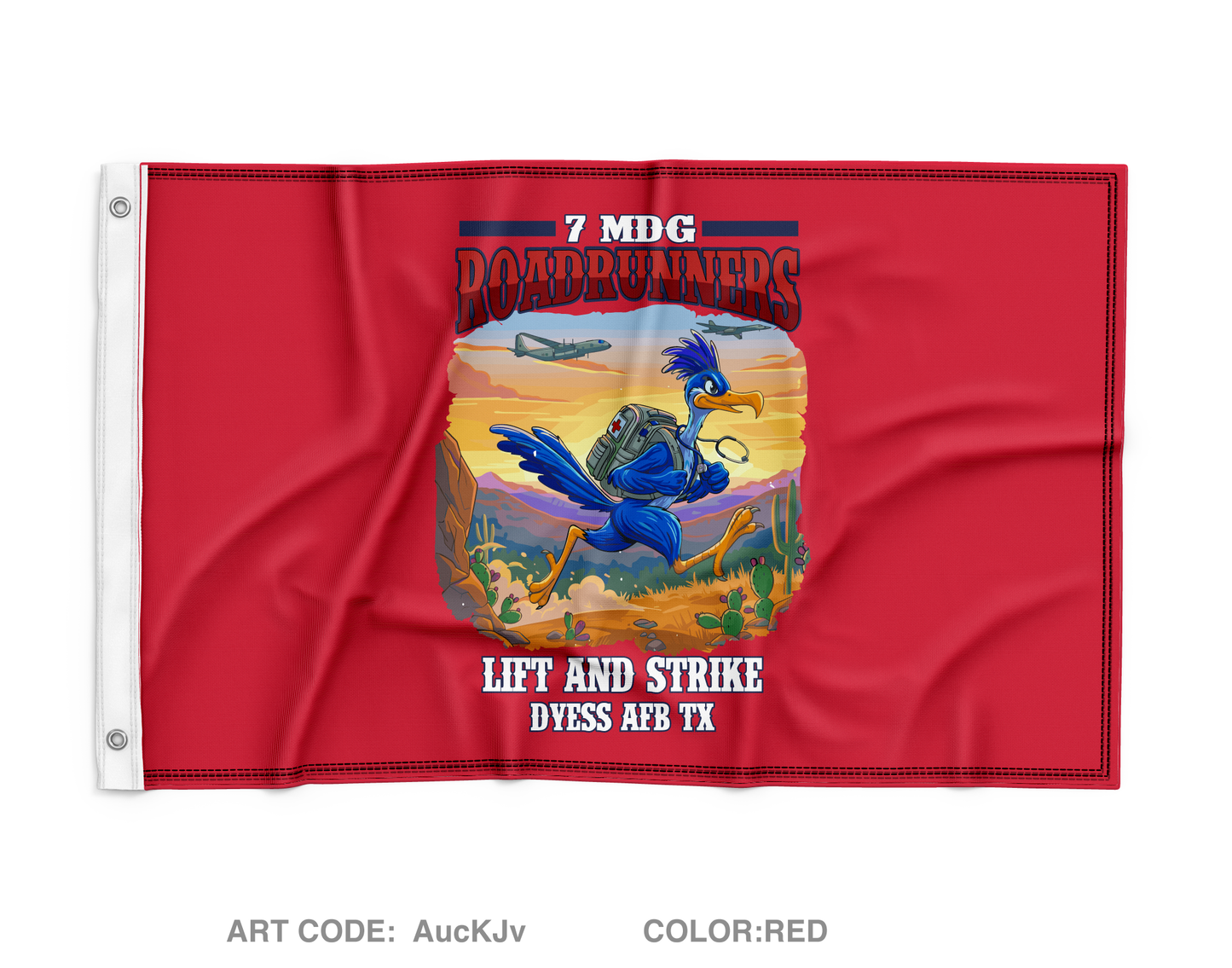 7 MDG Roadrunners Fundraising Collection Wall Flag - AucKJv