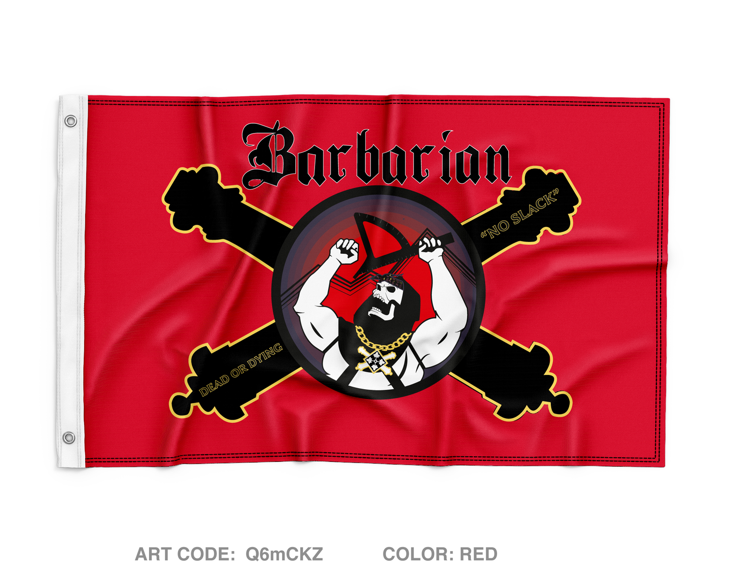 Barbarian/ 2-77 FA Wall Flag - Q6mCKZ