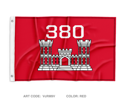 380TH ESC Wall Flag - VcRM9V