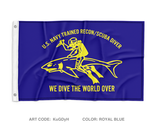 1st Recon Bn Wall Flag - KuGDyH
