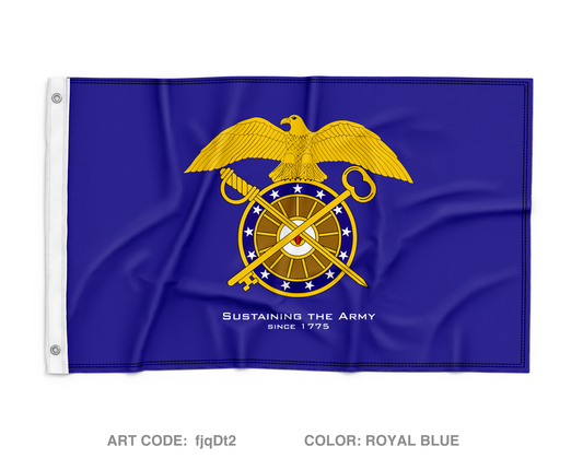 Quartermaster School Wall Flag - fjqDt2