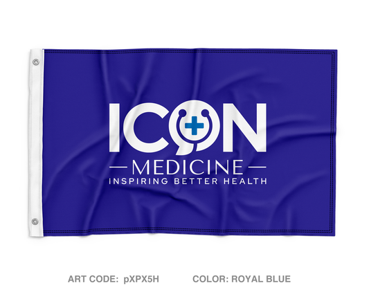 ICON MEDICINE Wall Flag - pXPX5H