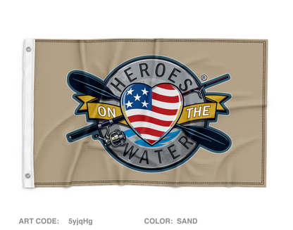 Heroes on the Water National Wall Flag