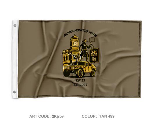 D co 1-184th Wall Flag - 2Kjrbv