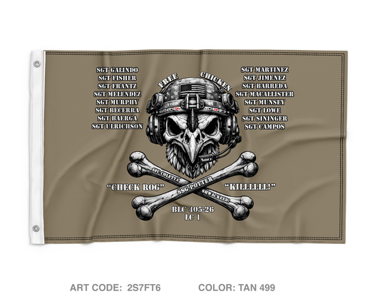 BLC 405-26 Wall Flag - 2S7FT6