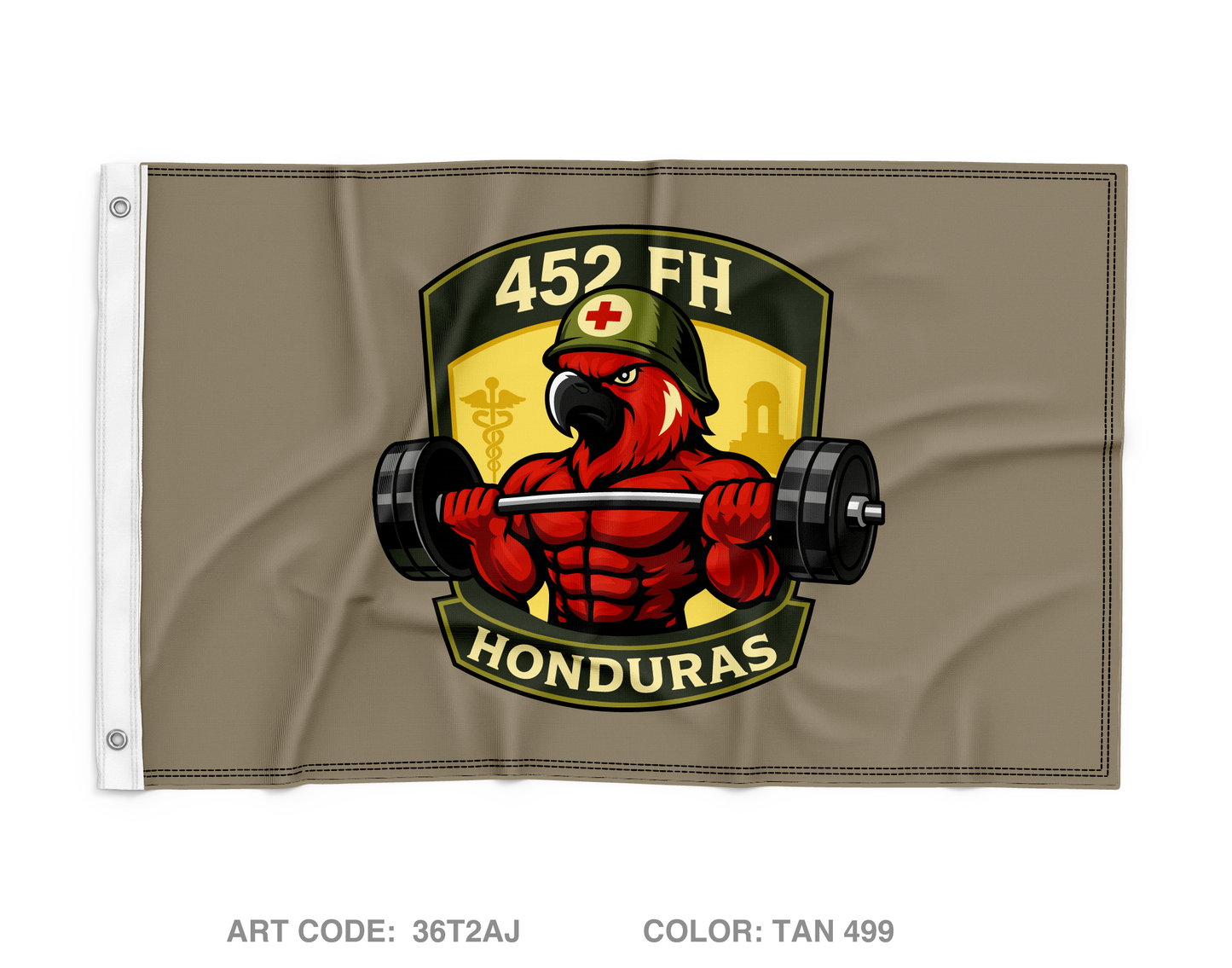 452 MED DET Wall Flag - 36T2AJ