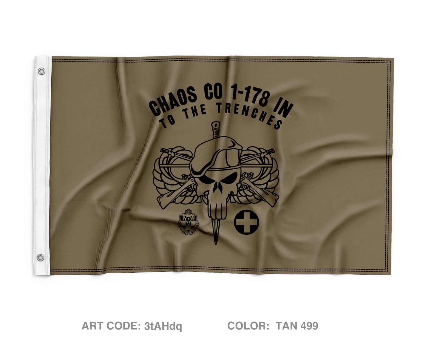 C Co 1-178 IN Wall Flag - 3tAHdq