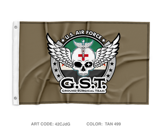 Ground Surgical Team Wall Flag - 42CJdG