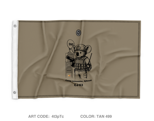 CJ63 Wall Flag - 4t3pTc
