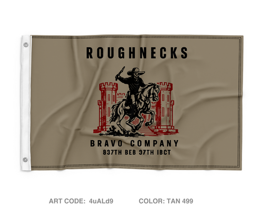 Bravo Company 837th BEB 37th IBCT Wall Flag - 4uALd9