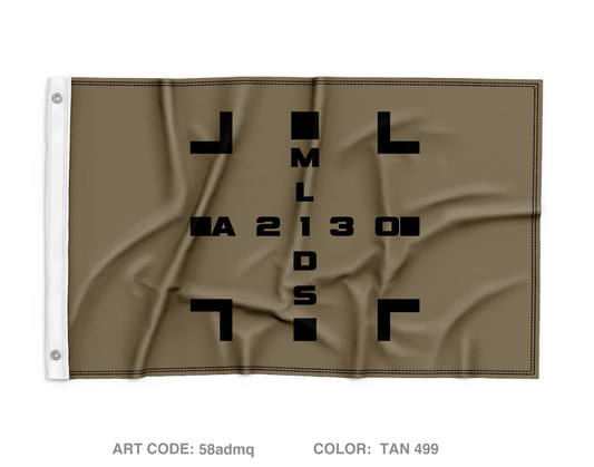 A Co 2-130 IN Wall Flag - 58admq