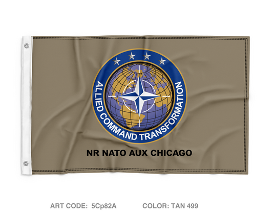 NATO det Chicago Wall Flag - 5Cp82A