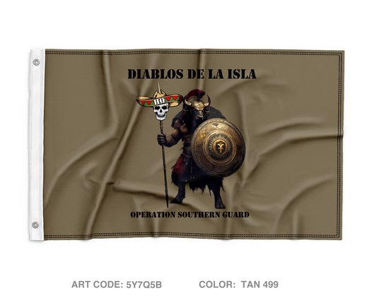 Island Devil's Store Wall Flag - 5Y7Q5B