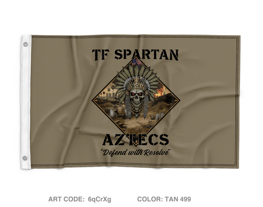 TF Spartan A Co. Wall Flag - 6qCrXg
