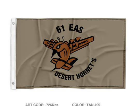 61st EAS Store 1 Wall Flag - 726Kss