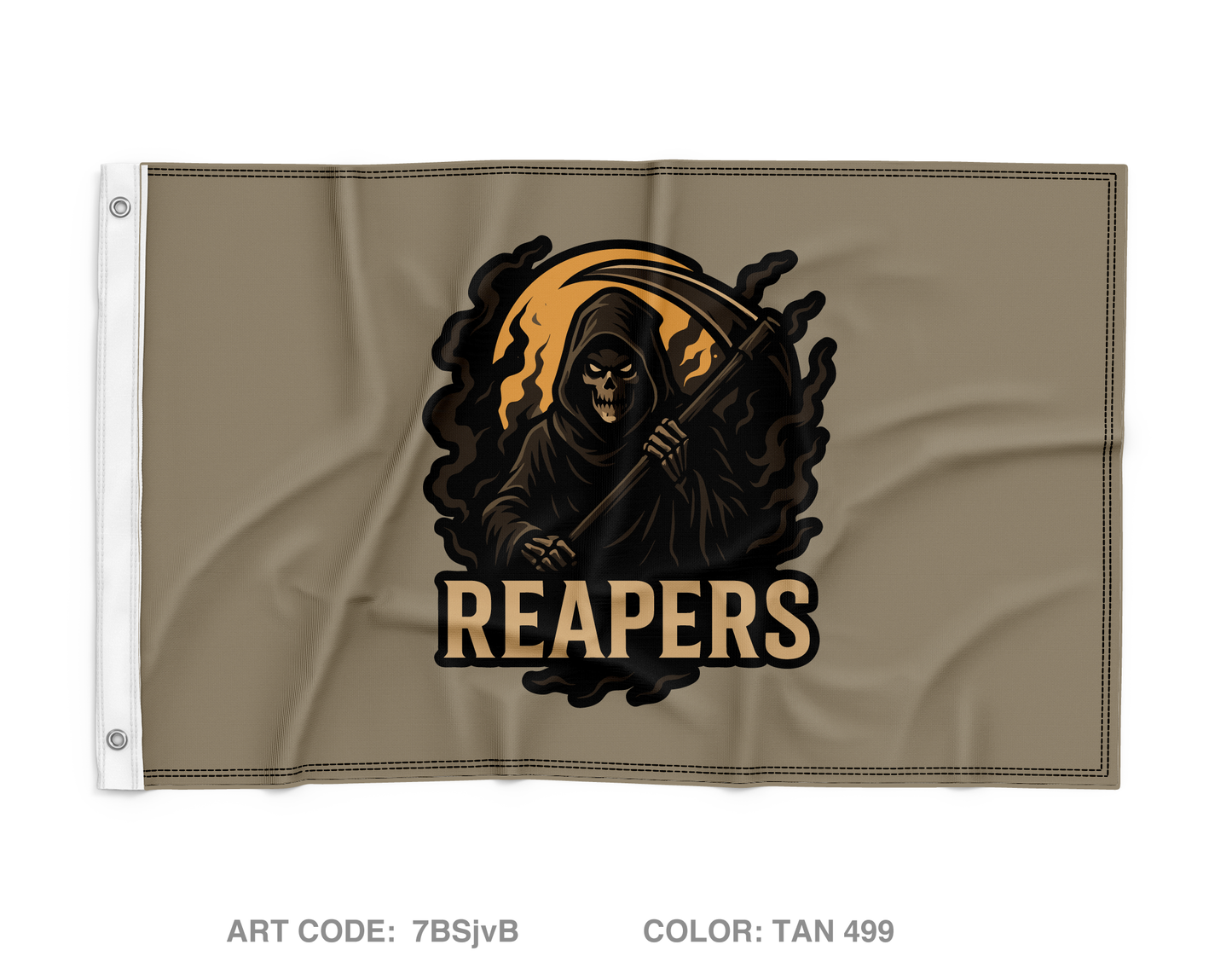 1st PLT, A BTRY 3-321FAR Wall Flag - 7BSjvB