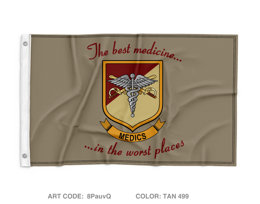 1/18 CAV Medics Wall Flag - 8PauvQ