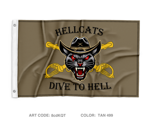 HHT/1-113 CAV Fundraising Collection Wall Flag - 8cdKQT
