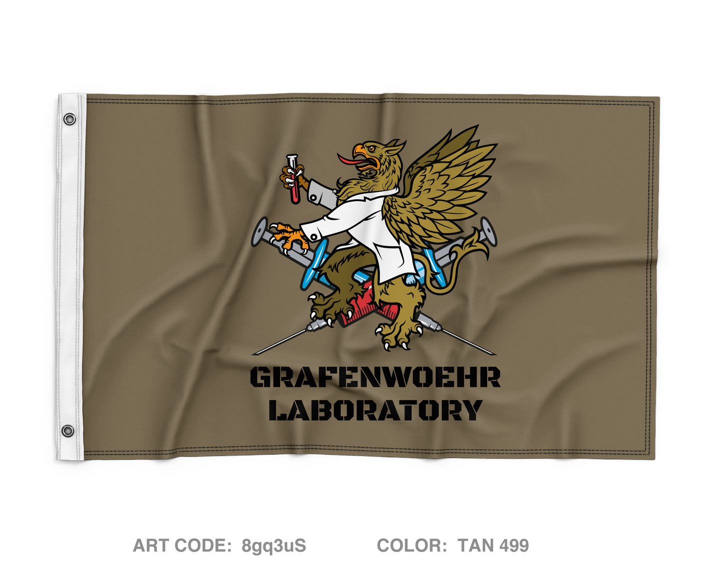 Grafenwoehr Laboratory Wall Flag - 8gq3uS