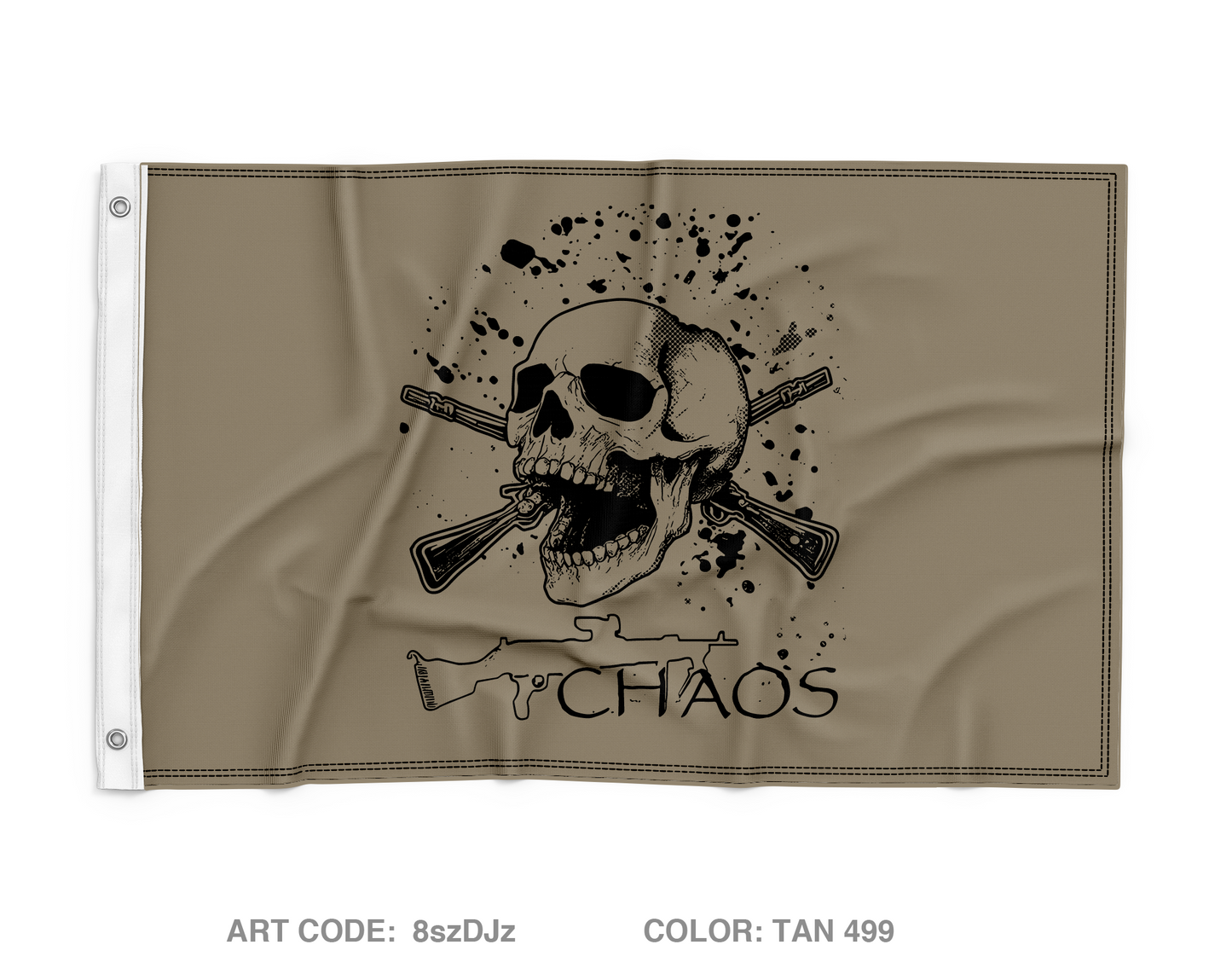 CHAOS Wall Flag - 8szDJz