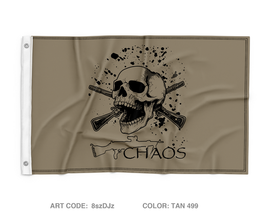 CHAOS Wall Flag - 8szDJz