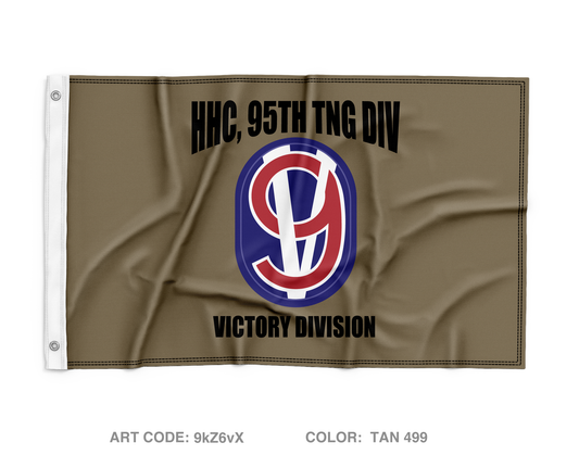 95TH TNG DIV, HHC Wall Flag - 9kZ6vX