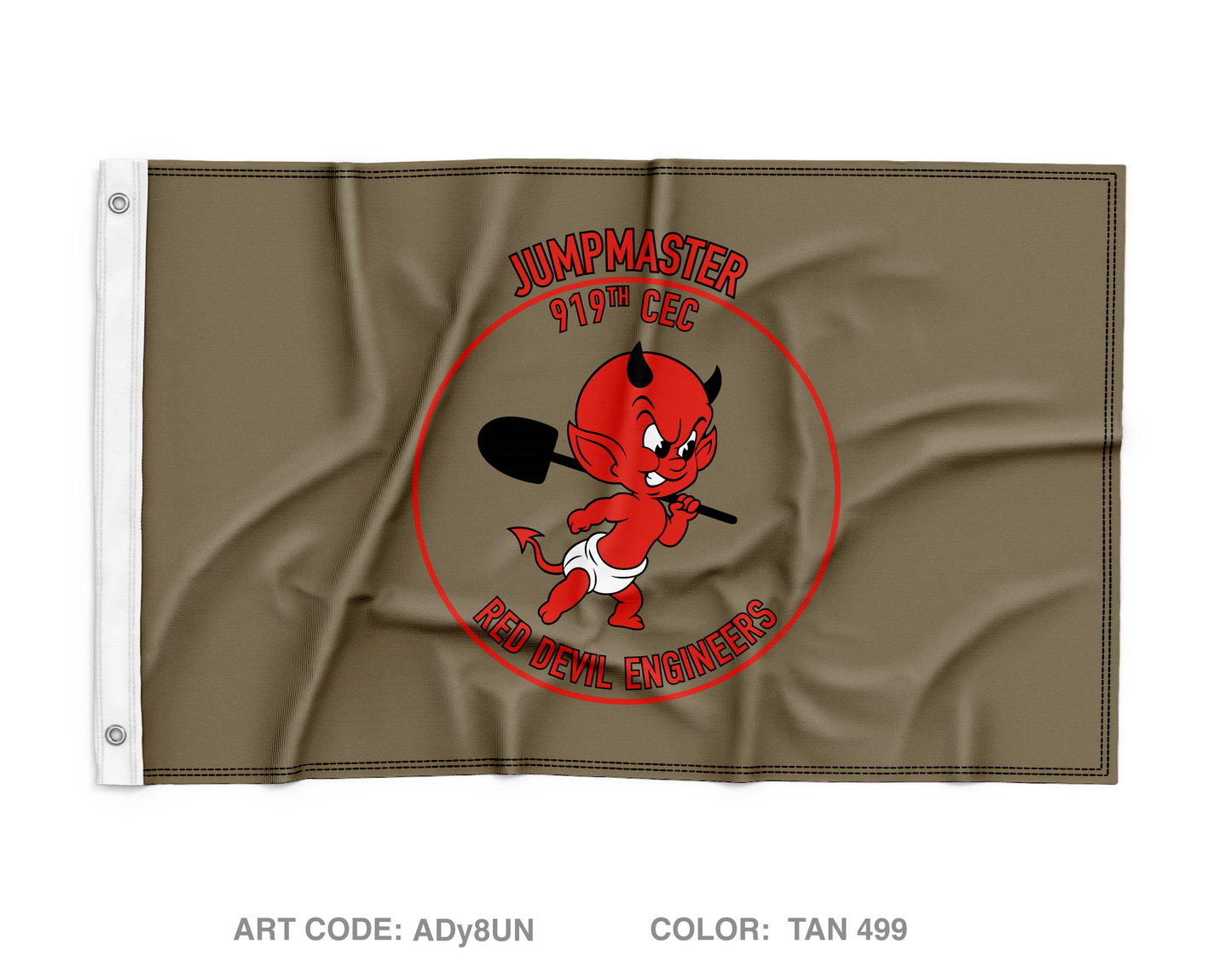 919th CEC-ABN Wall Flag - ADy8UN