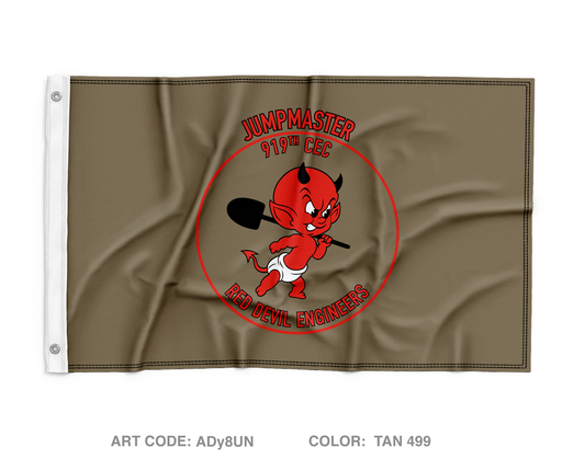 919th CEC-ABN Wall Flag - ADy8UN