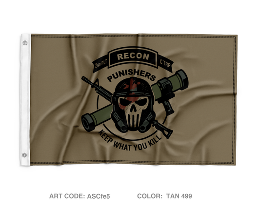 2nd Platoon, C Troop, 2-15 Cav Wall Flag - ASCfe5