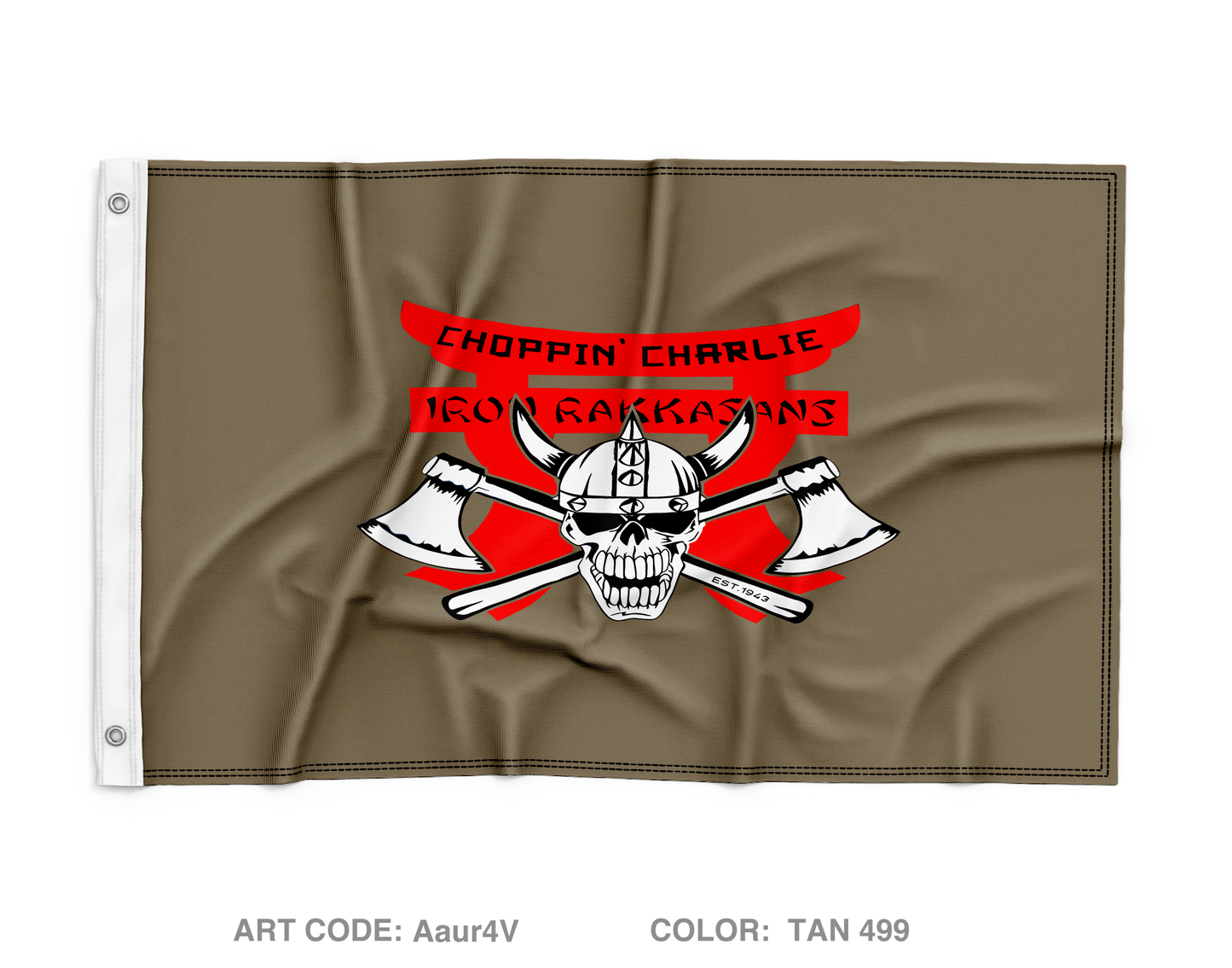 C CO, 3-187 IN Wall Flag - Aaur4V