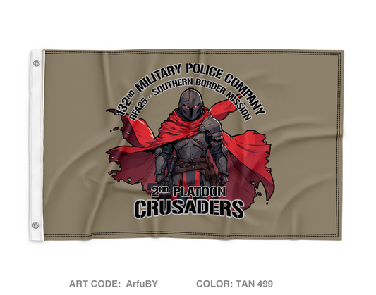 132nd Military Police Company Store 1 Wall Flag - ArfuBY