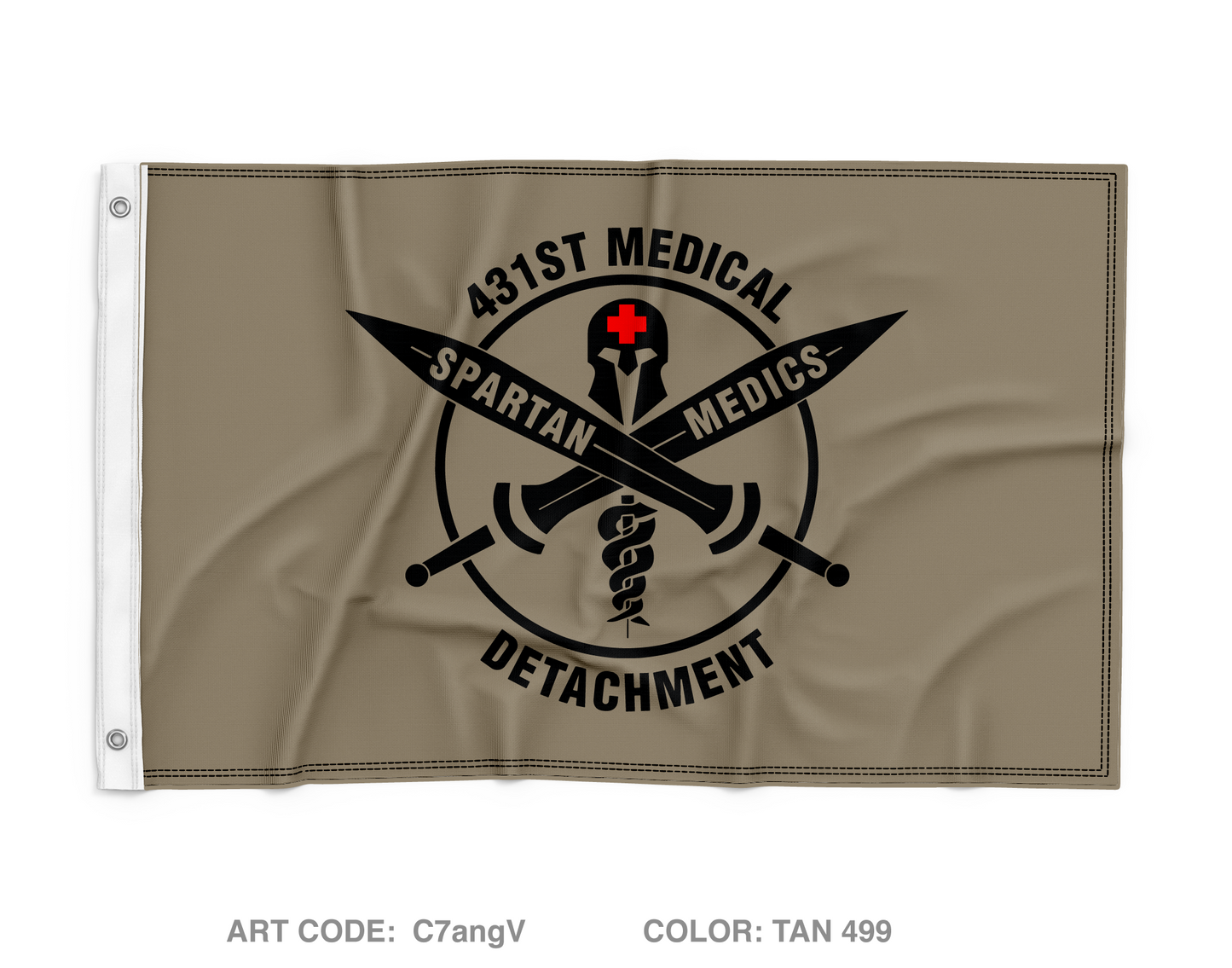 431st Medical Detachment Wall Flag - c7angV