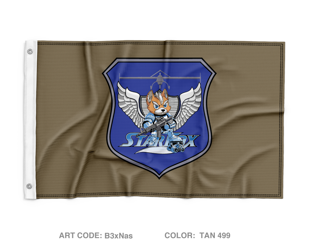 1 Cav 91st BEB Starfox Wall Flag - B3xNas