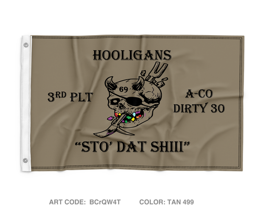 HOOLIGANS Store 1 Wall Flag - BCrQW4
