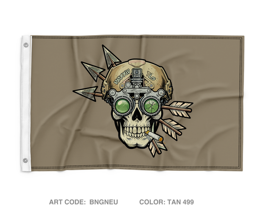 Trench Line Gear Wall Flag - BNGNEU
