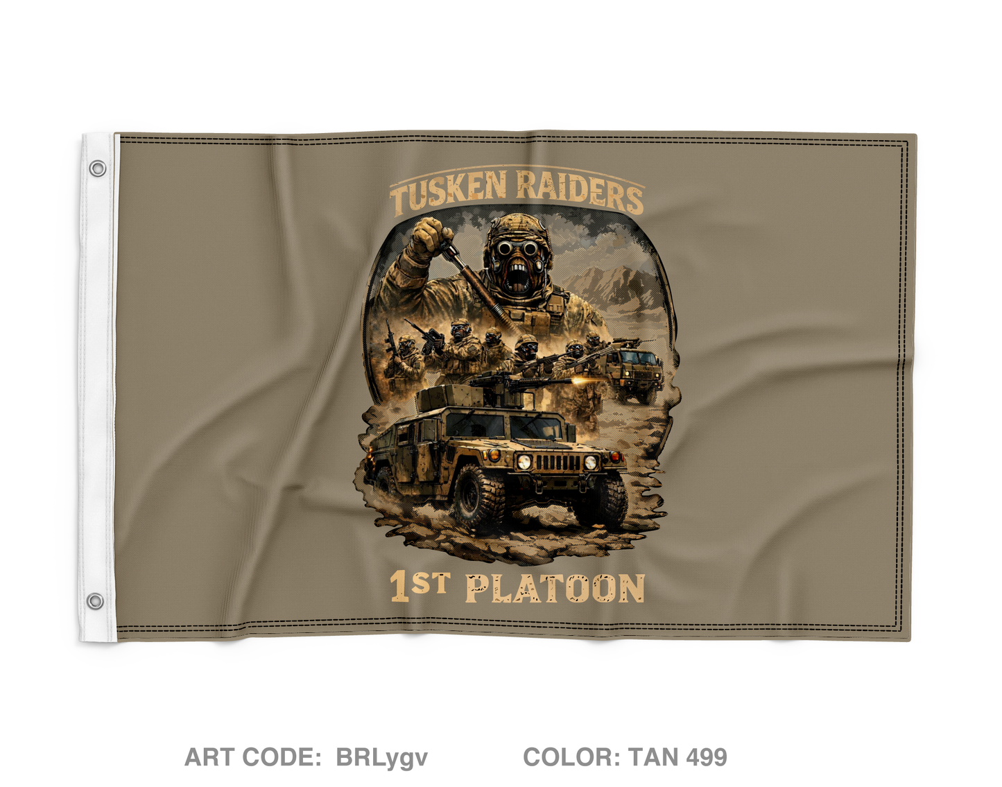1-120th I Co Wall Flag - BRLygv