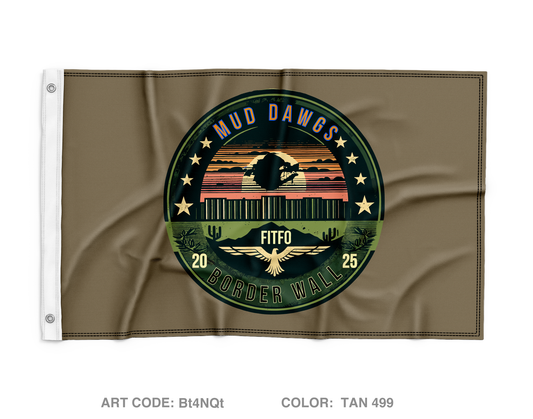 Muddawgs Wall Flag - Bt4NQt