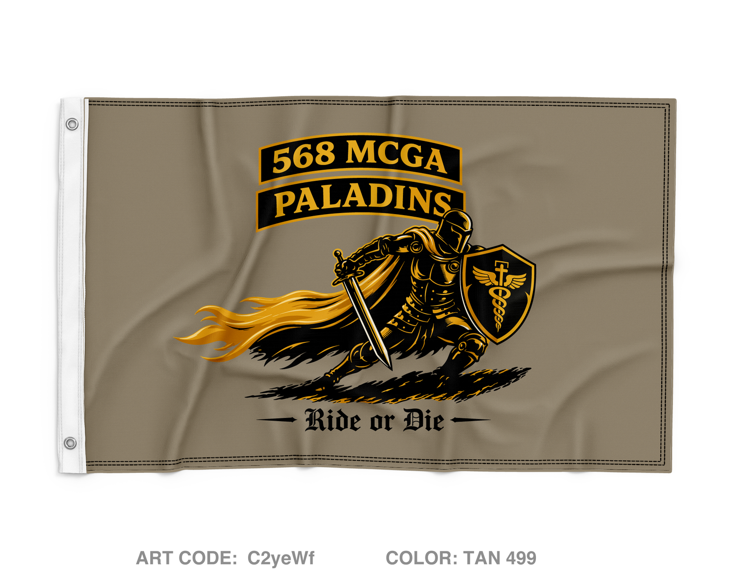 568 MCGA Paladins Wall Flag - C2yeWf