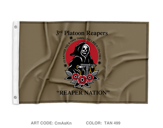 3rd SQDN 2nd CR Wall Flag - CmAsKn